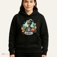 Mombie Zombie Spooky Mama Retro Hoodie thumb 5