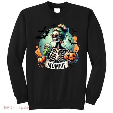 Mombie Zombie Spooky Mama Retro Sweatshirt