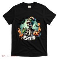 Mombie Zombie Spooky Mama Retro T-Shirt thumb 0