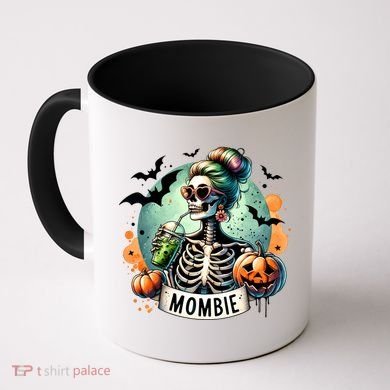 Mombie Zombie Spooky Mama Retro Coffee Mug