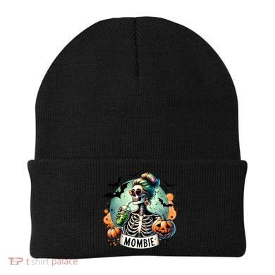 Mombie Zombie Spooky Mama Retro Beanie