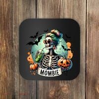 Mombie Zombie Spooky Mama Retro Coaster thumb 0