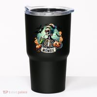 Mombie Zombie Spooky Mama Retro Tumbler thumb 0
