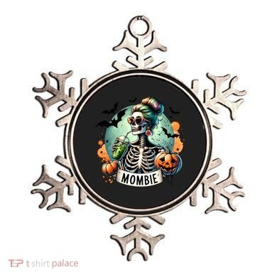 Mombie Zombie Spooky Mama Retro Ornament