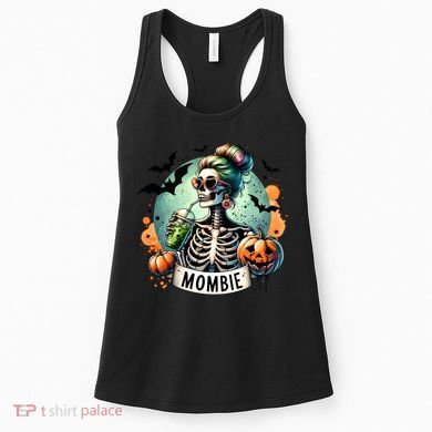 Mombie Zombie Spooky Mama Retro Women's Tank Top
