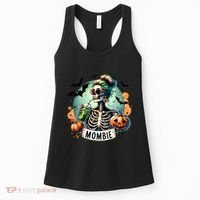 Mombie Zombie Spooky Mama Retro Women's Tank Top thumb 0