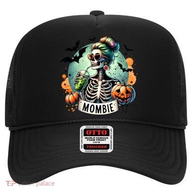 Mombie Zombie Spooky Mama Retro Hat