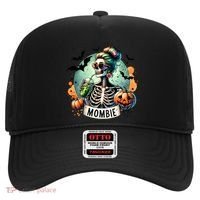 Mombie Zombie Spooky Mama Retro Hat thumb 0