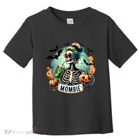Mombie Zombie Spooky Mama Retro Toddler T-Shirt thumb 0