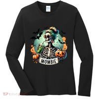 Mombie Zombie Spooky Mama Retro Women's Long Sleeve Shirt thumb 0
