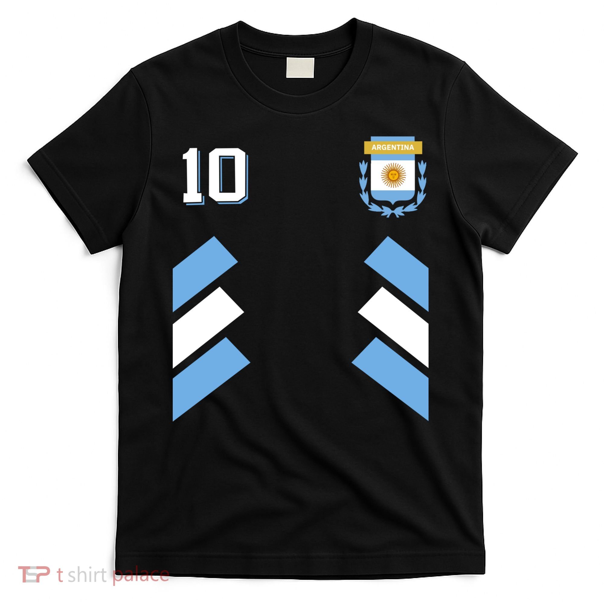 Number 10 Argentina Soccer Jersey Argentinian Football T-Shirt
