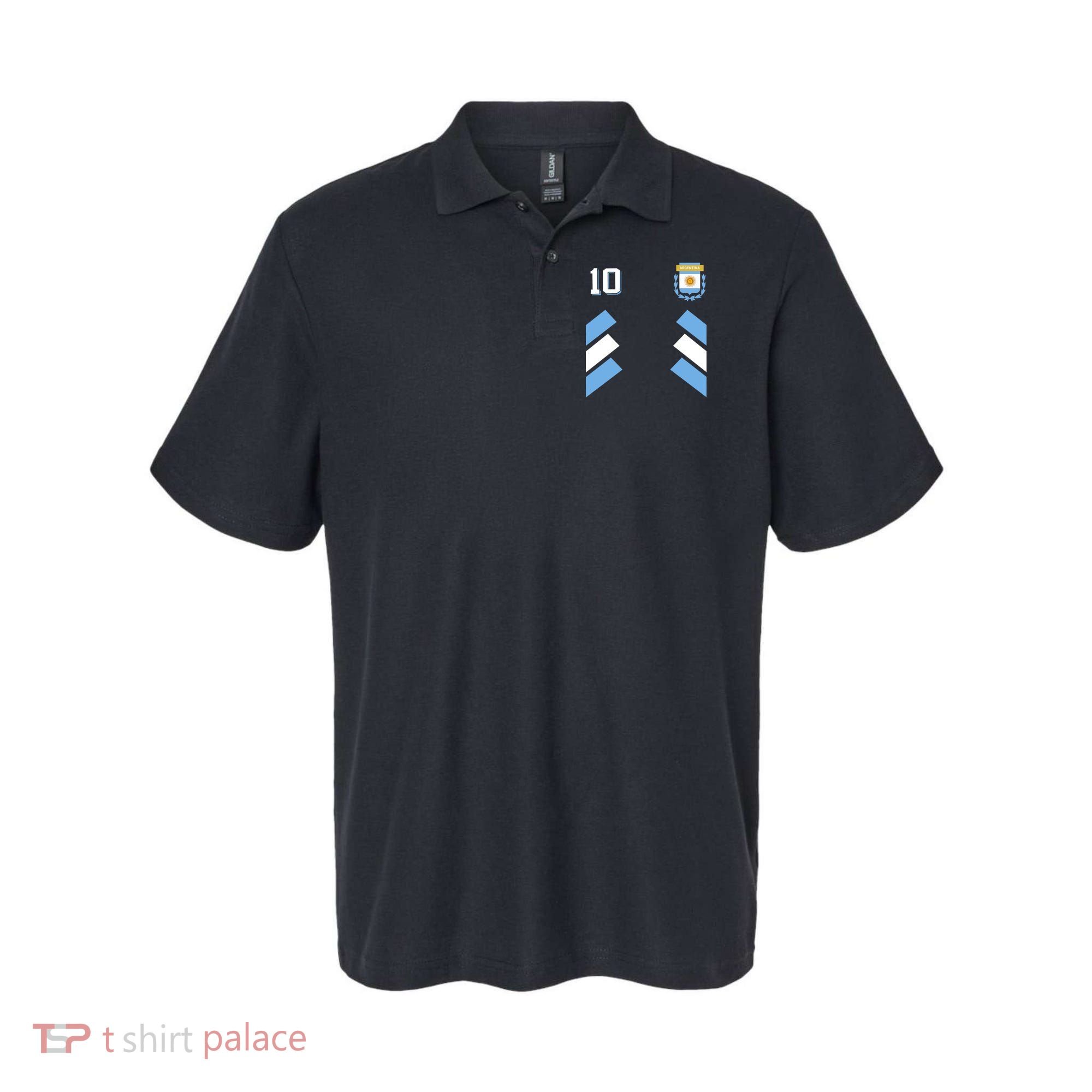 Number 10 Argentina Soccer Jersey Argentinian Football Polo