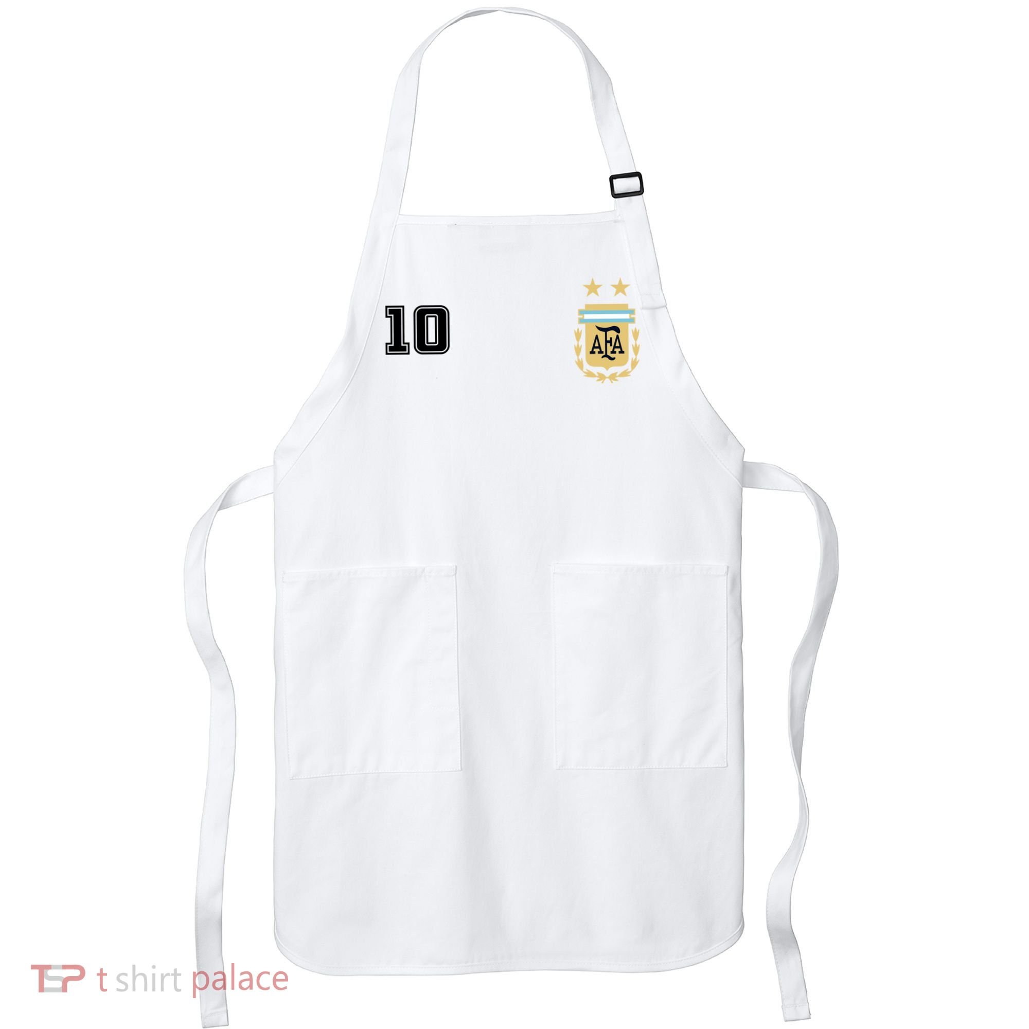 Number 10 Argentina Soccer Jersey Argentinian Football Apron