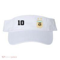 Number 10 Argentina Soccer Jersey Argentinian Football Visor thumb 0
