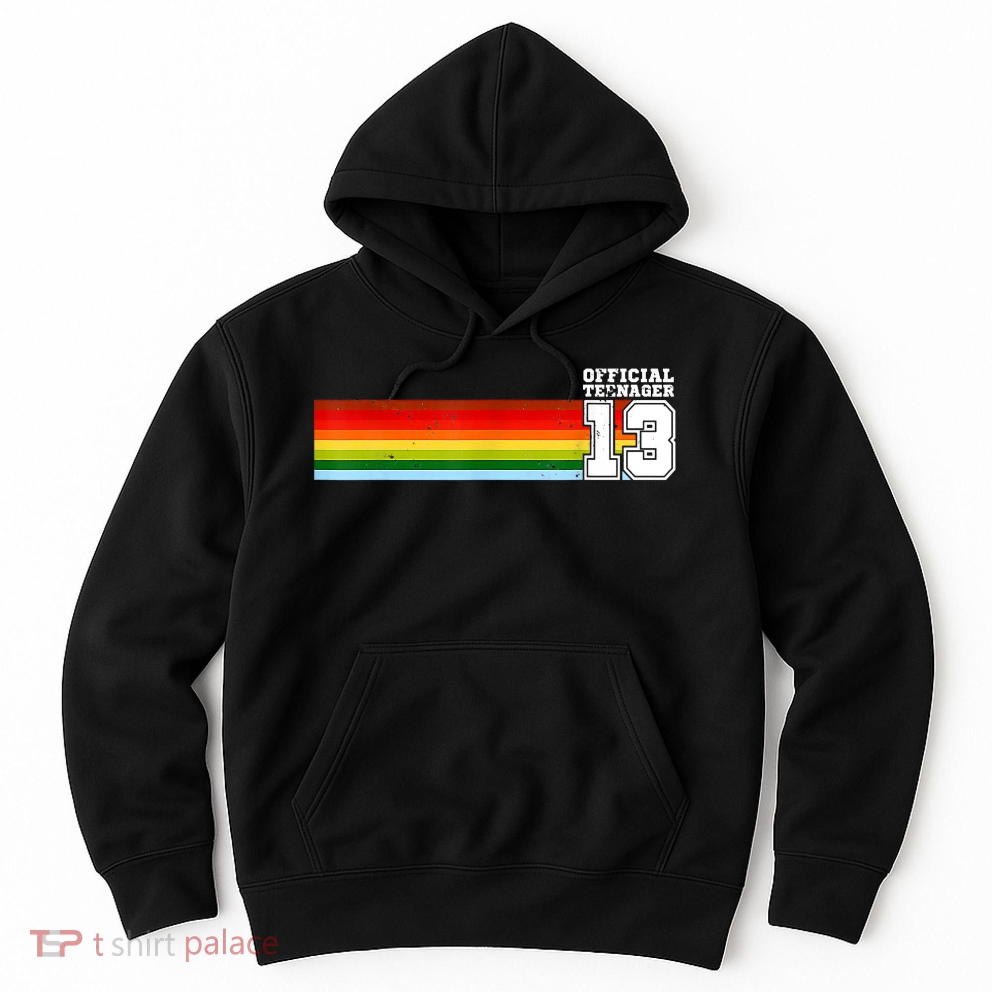 Nager 13th Birthday Gift 13 Year Old Boys Girls Hoodie