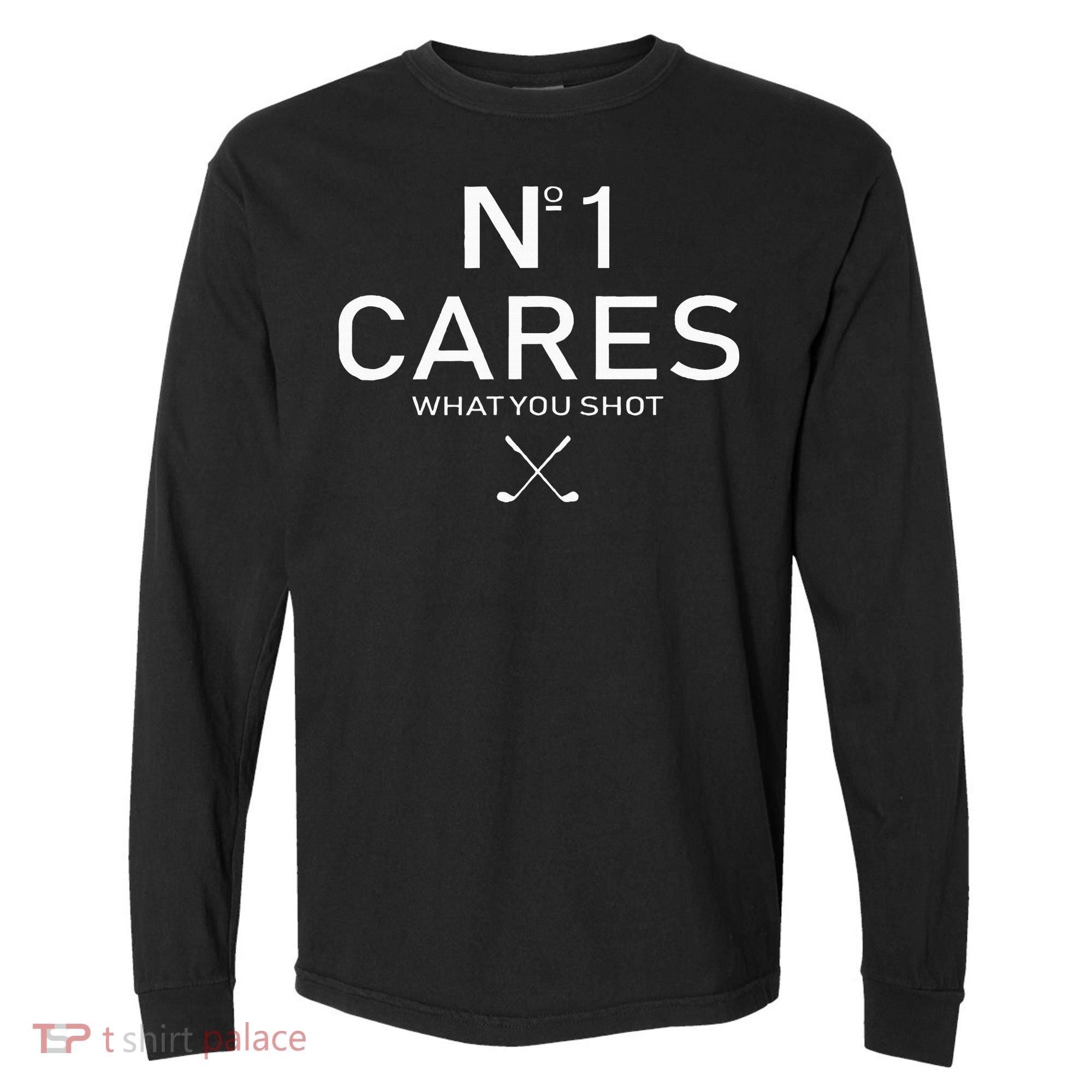 No 1 Cares What You Shot Comfort Colors Heavyweight Long Sleeve T-Shirt