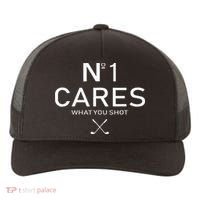 No 1 Cares What You Shot Yupoong Adult 5-Panel Trucker Hat thumb 0
