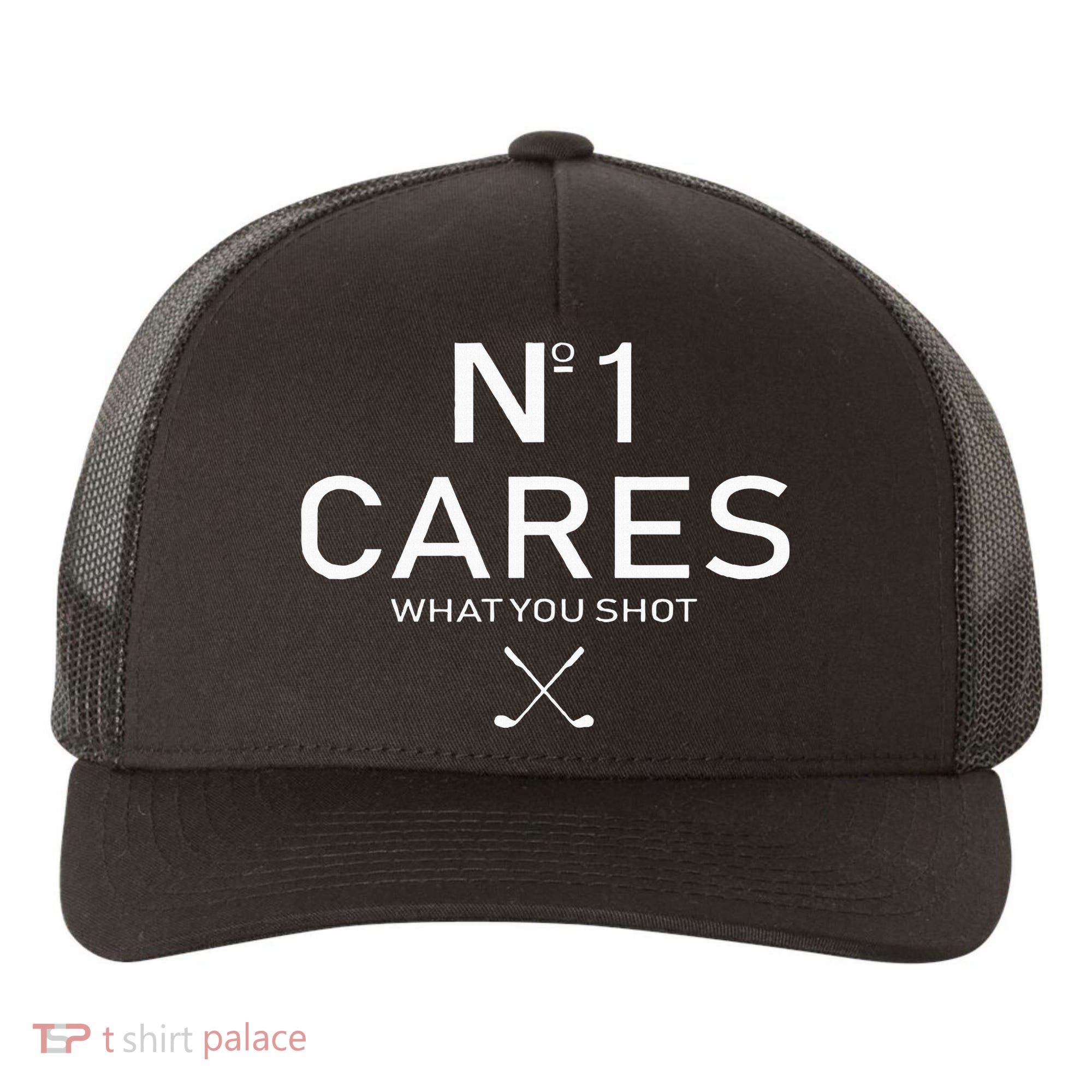 No 1 Cares What You Shot Yupoong Adult 5-Panel Trucker Hat