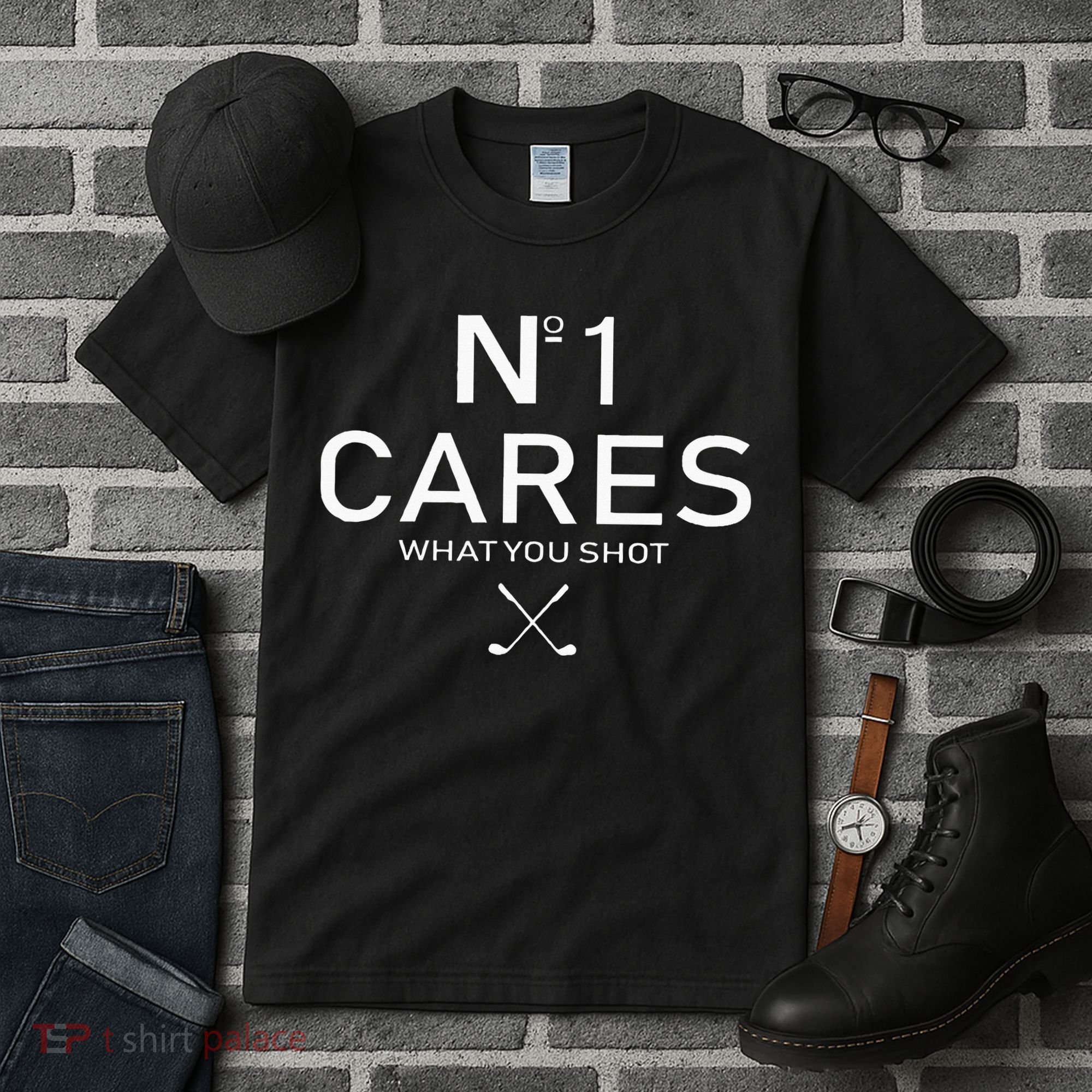 No 1 Cares What You Shot Tall T-Shirt