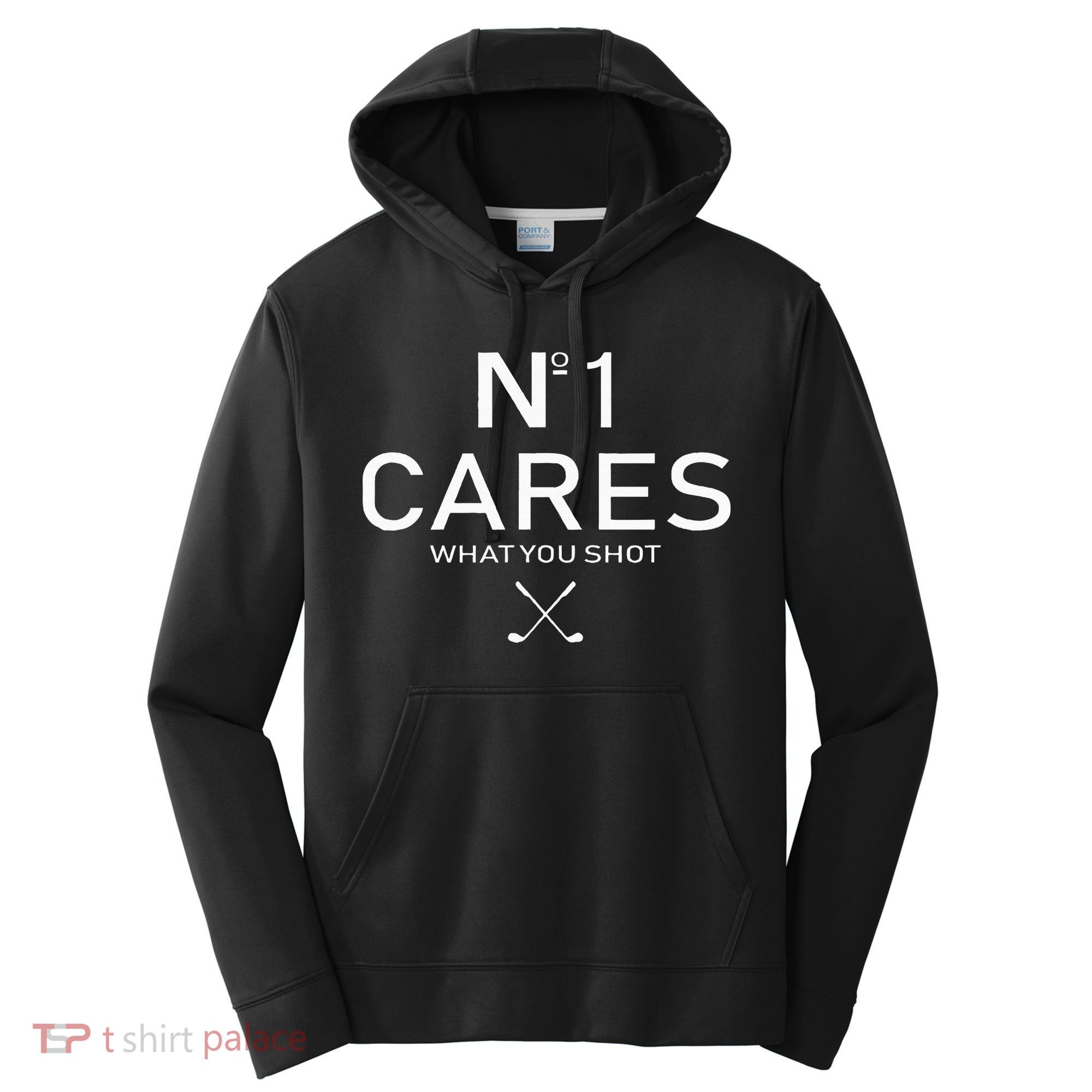 No 1 Cares What You Shot Performance Fleece Hoodie