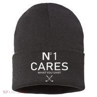 No 1 Cares What You Shot Sustainable Knit Beanie thumb 0