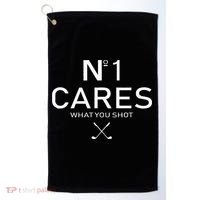 No 1 Cares What You Shot Golf Towel thumb 0