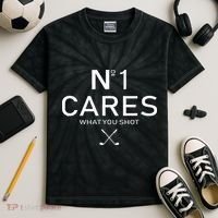 No 1 Cares What You Shot Kids Tie-Dye T-Shirt thumb 2