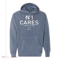 No 1 Cares What You Shot Comfort Colors Garment-Dyed Hooded Sweatshirt thumb 0