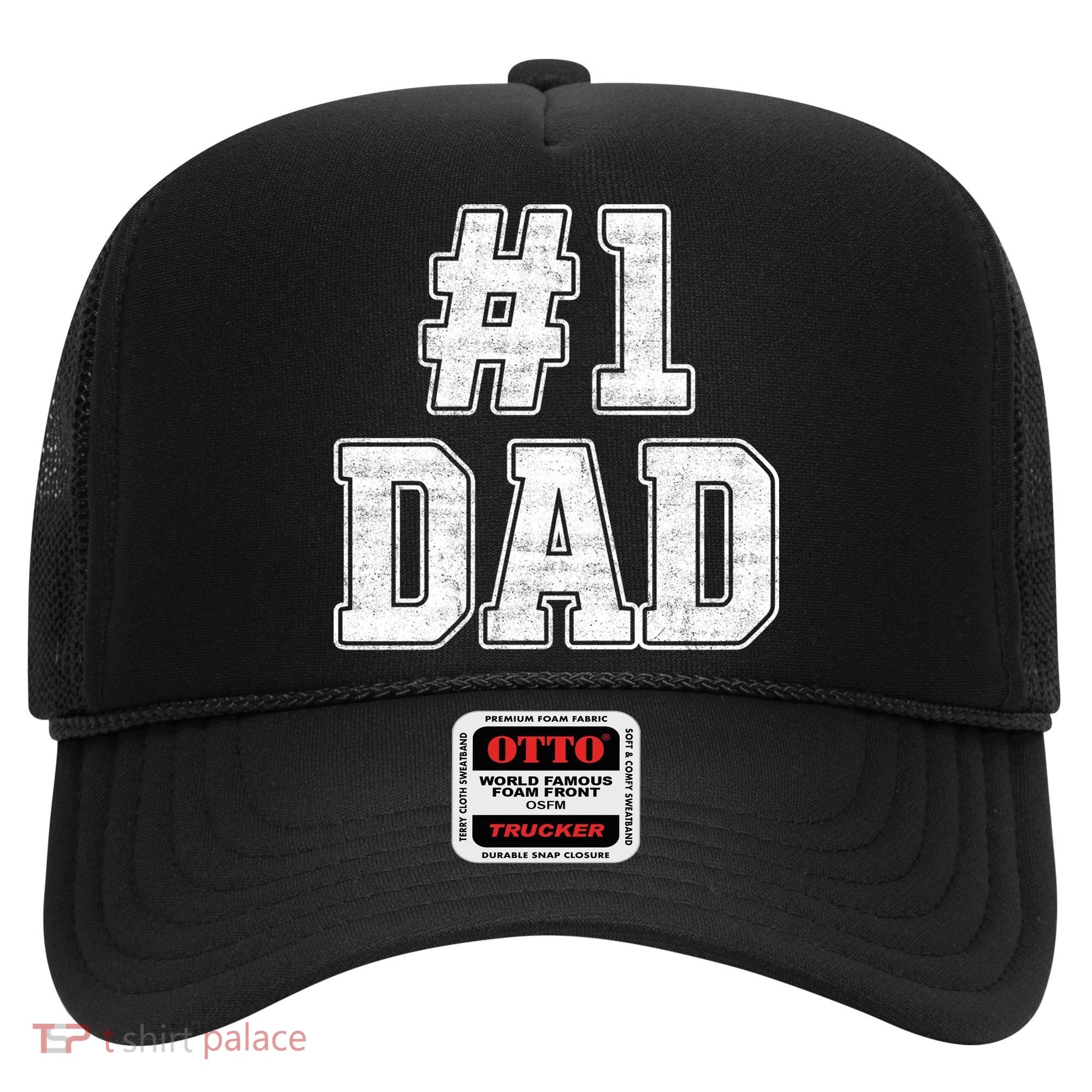 Number 1 Dad Number One Dad Fathers Day Outfit For Daddy Gift Hat