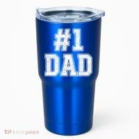 Number 1 Dad Number One Dad Fathers Day Outfit For Daddy Gift Tumbler thumb 0