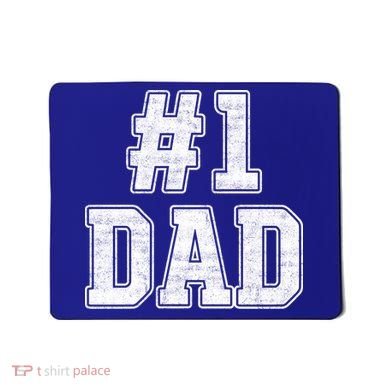 Number 1 Dad Number One Dad Fathers Day Outfit For Daddy Gift Mousepad