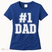 Number 1 Dad Number One Dad Fathers Day Outfit For Daddy Gift Women's T-Shirt thumb 0