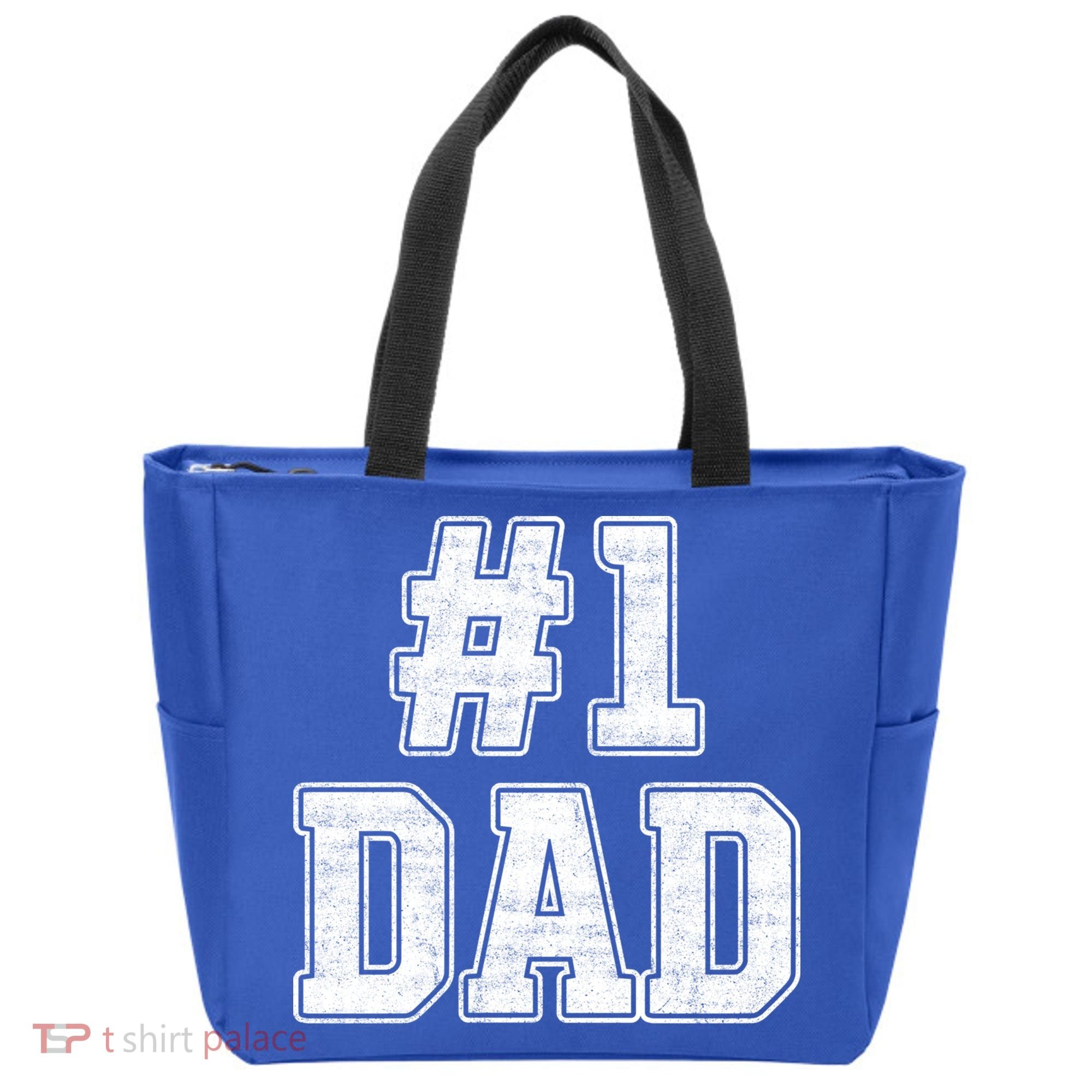 Number 1 Dad Number One Dad Fathers Day Outfit For Daddy Gift Tote Bag