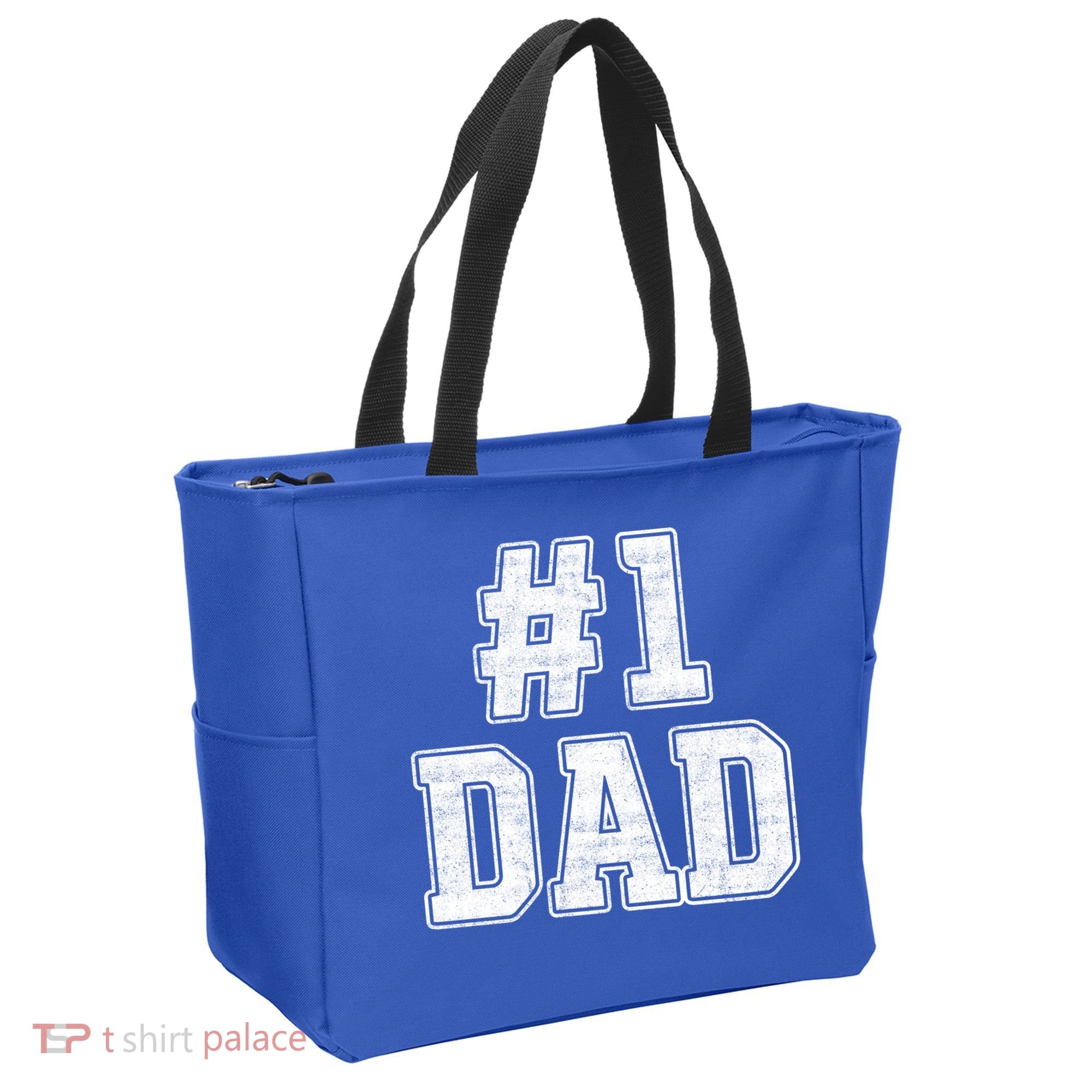 Number 1 Dad Number One Dad Fathers Day Outfit For Daddy Gift Tote Bag