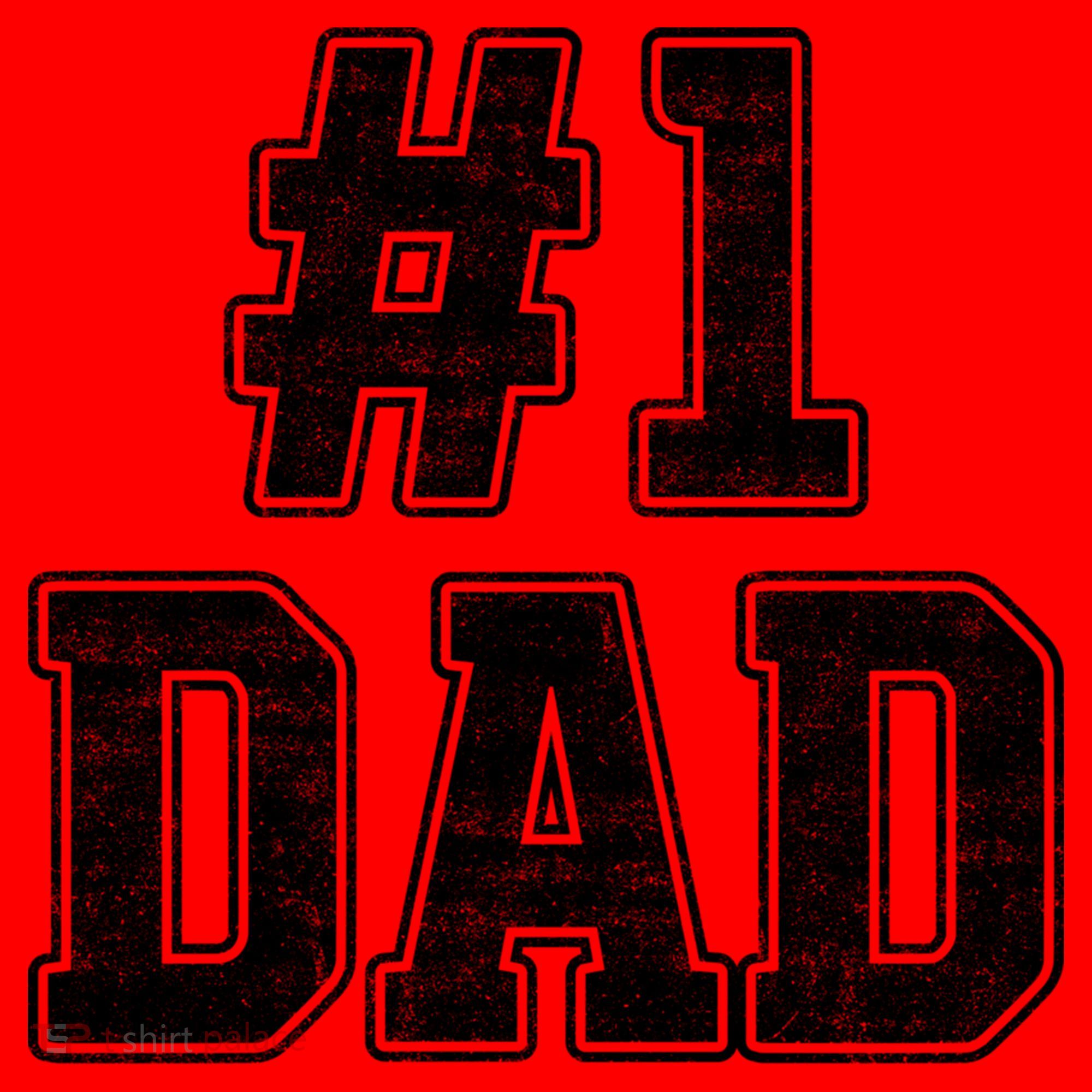 Number 1 Dad Number One Dad Fathers Day Outfit For Daddy Gift Santa Hat
