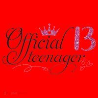 Nager 13 Year Old 13th Birthday Gift Santa Hat thumb 1