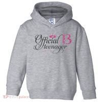 Nager 13 Year Old 13th Birthday Gift Toddler Hoodie thumb 0
