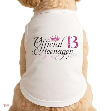 Nager 13 Year Old 13th Birthday Gift Doggie Tank