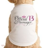 Nager 13 Year Old 13th Birthday Gift Doggie Tank thumb 0