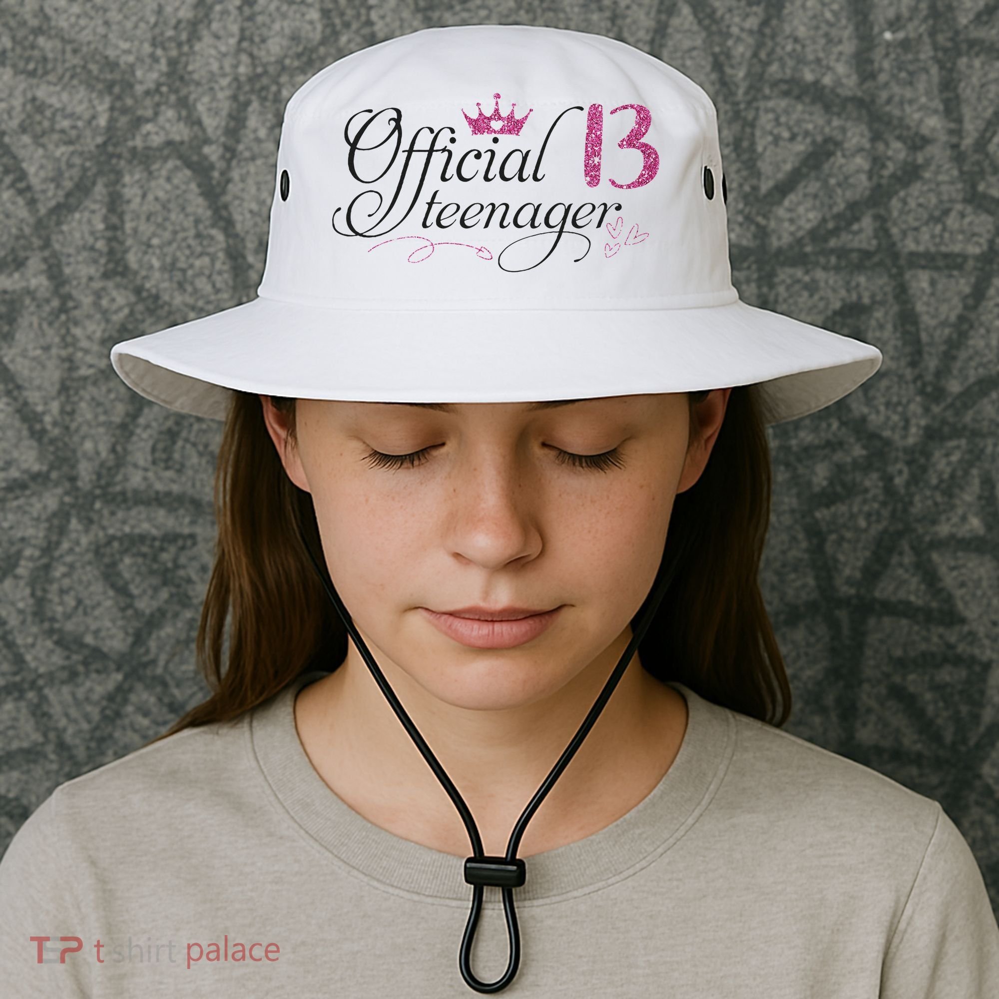 Nager 13 Year Old 13th Birthday Gift Bucket Hat