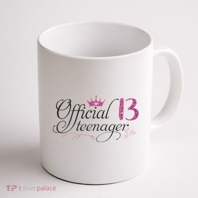 Nager 13 Year Old 13th Birthday Gift Coffee Mug back