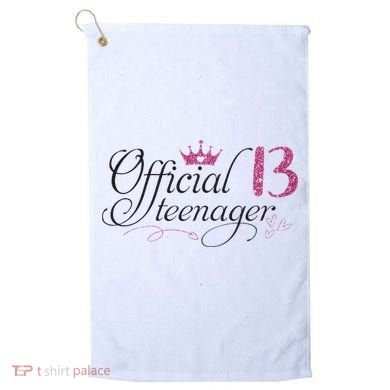 Nager 13 Year Old 13th Birthday Gift Golf Towel