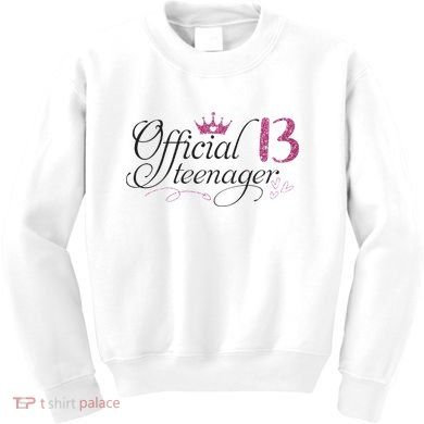 Nager 13 Year Old 13th Birthday Gift Kids Sweatshirt