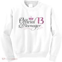 Nager 13 Year Old 13th Birthday Gift Kids Sweatshirt thumb 0