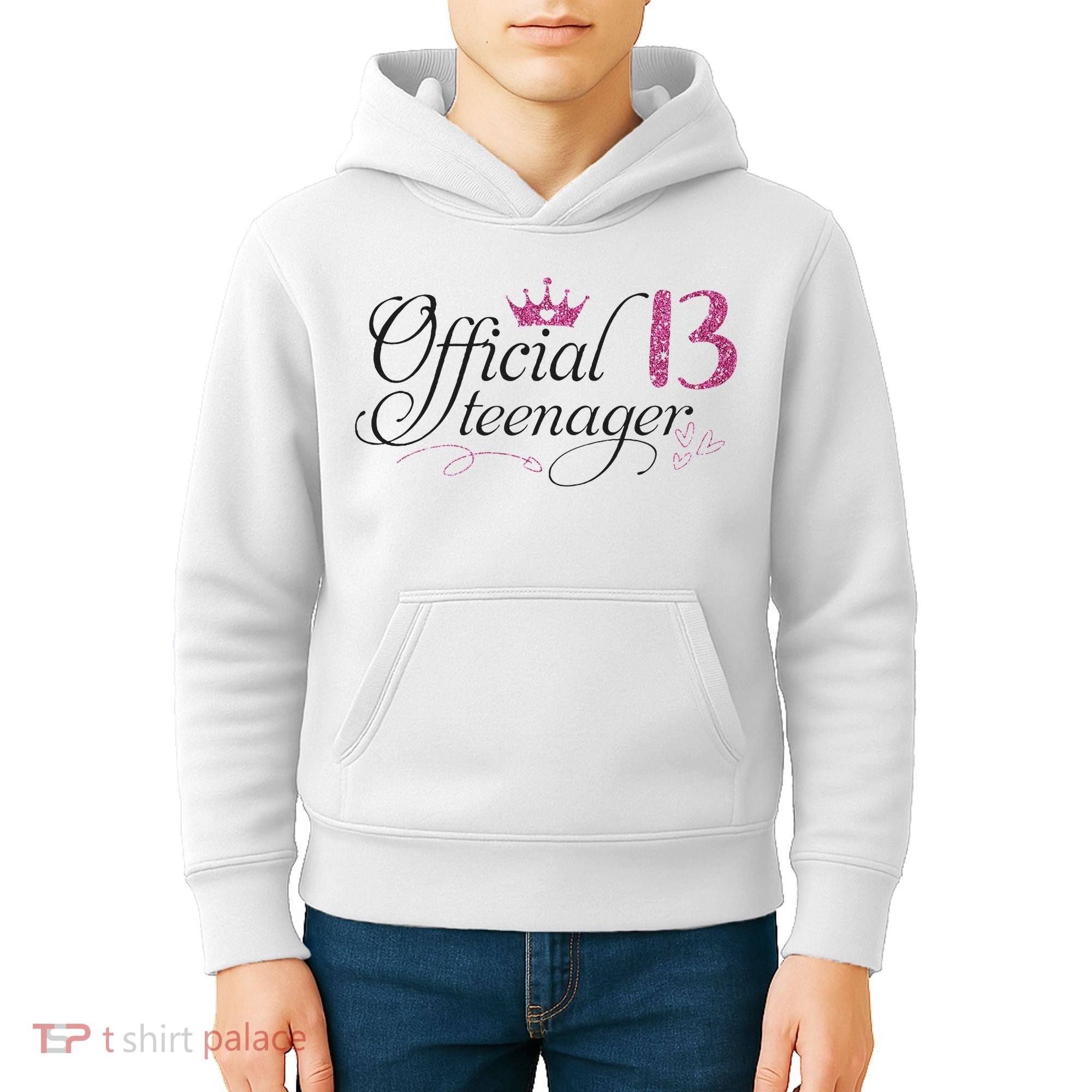 Nager 13 Year Old 13th Birthday Gift Kids Hoodie