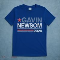 Newsom 2028 Gavin Newsom 2028 President 48 Election Campaign T-Shirt thumb 5