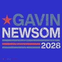 Newsom 2028 Gavin Newsom 2028 President 48 Election Campaign T-Shirt thumb 7