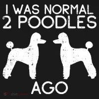 Normal 2 Poodles Ago Funny Animal Pet Dog Lover Owner Gift Polo thumb 3