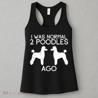 Normal 2 Poodles Ago Funny Animal Pet Dog Lover Owner Gift Women's Tank Top thumb 3