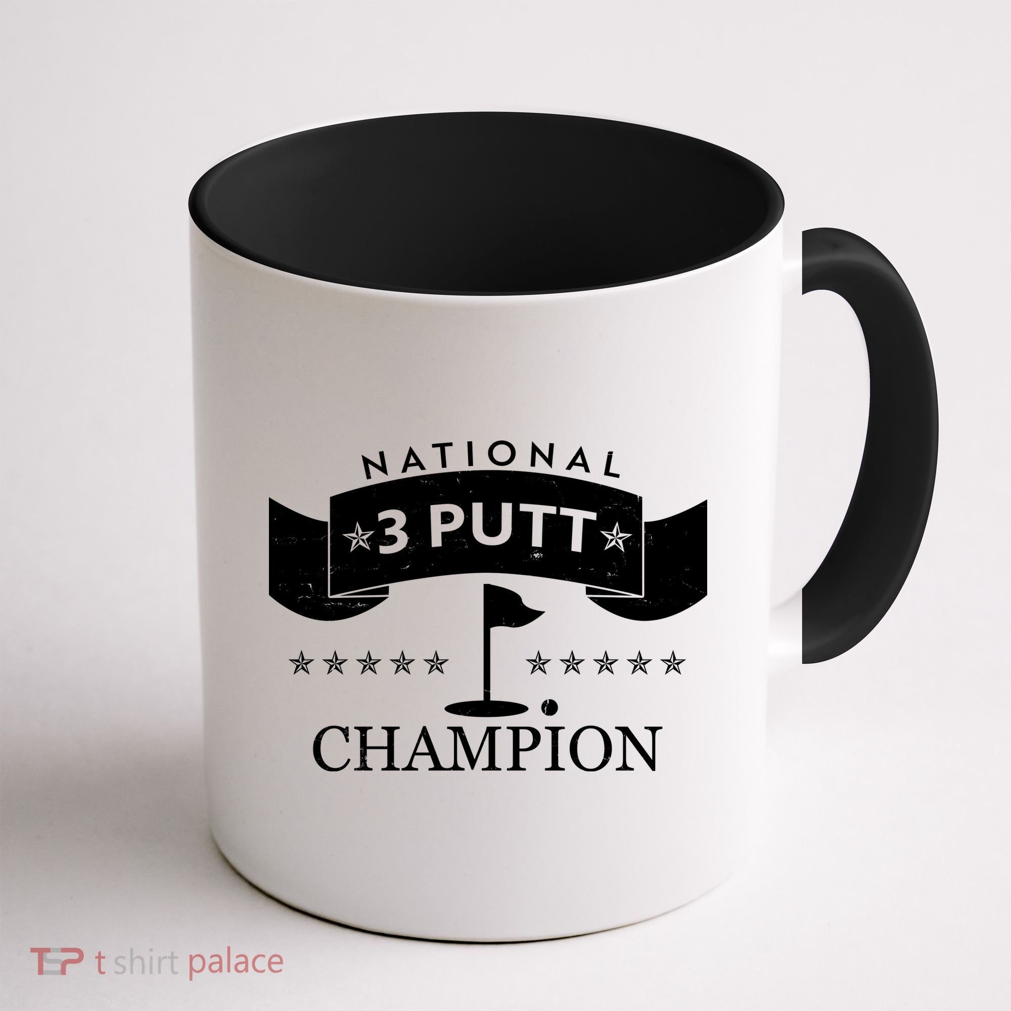 National 3 Putt Champion Golfing Coffee Mug